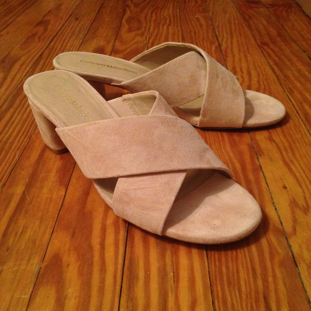 Crisscross mule sandals by Catherine Malandrino